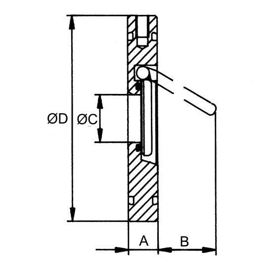 Stalen tussenklem-terugslagklep&nbsp;&nbsp;|&nbsp;&nbsp;KP-5504